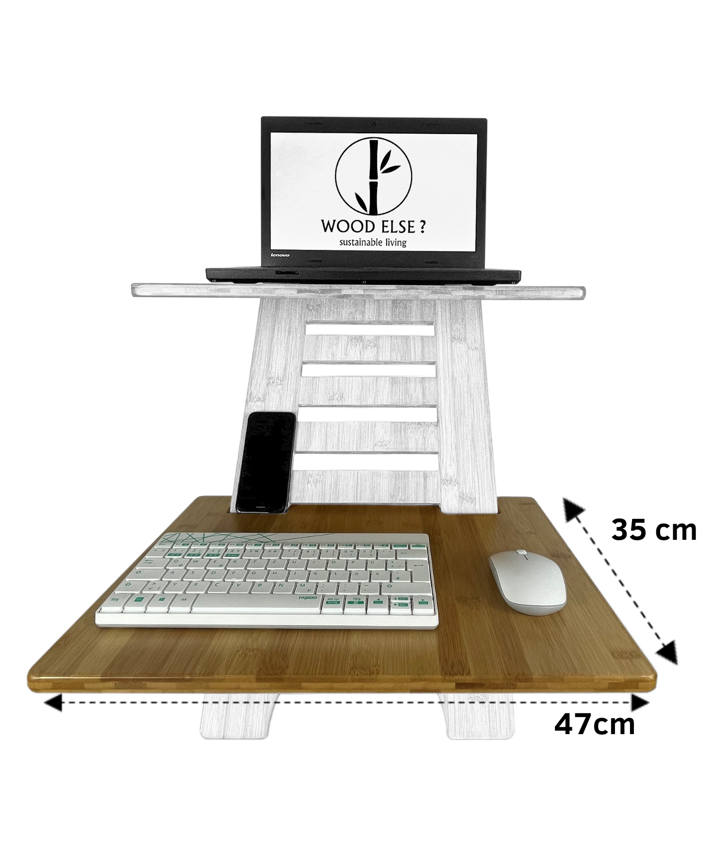 Standing Desktop - Zusätzliches Arbeitsbrett | SCHMAL